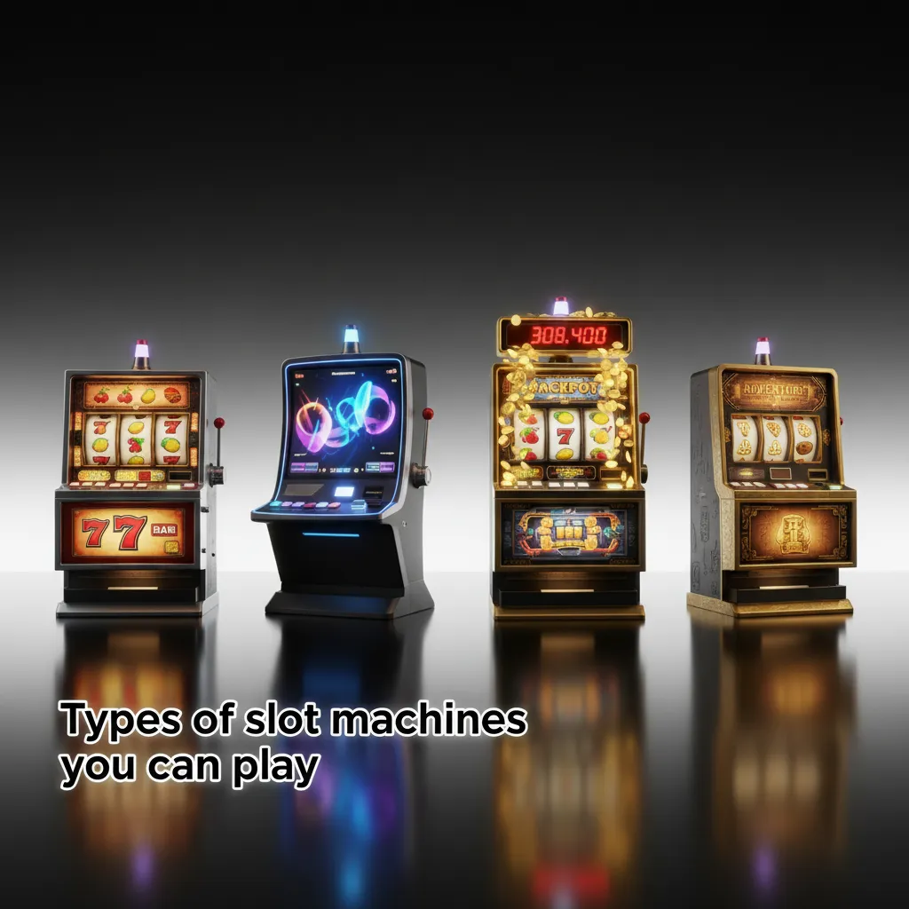 Types of slot machines you can play