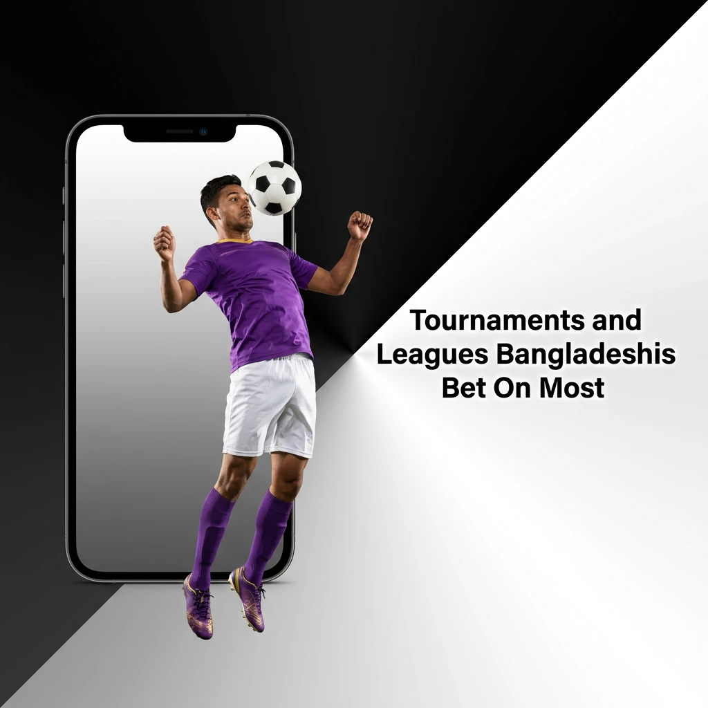 Bangladeshi football fans betting on FIFA World Cup, UEFA Champions League, EPL, and local leagues online